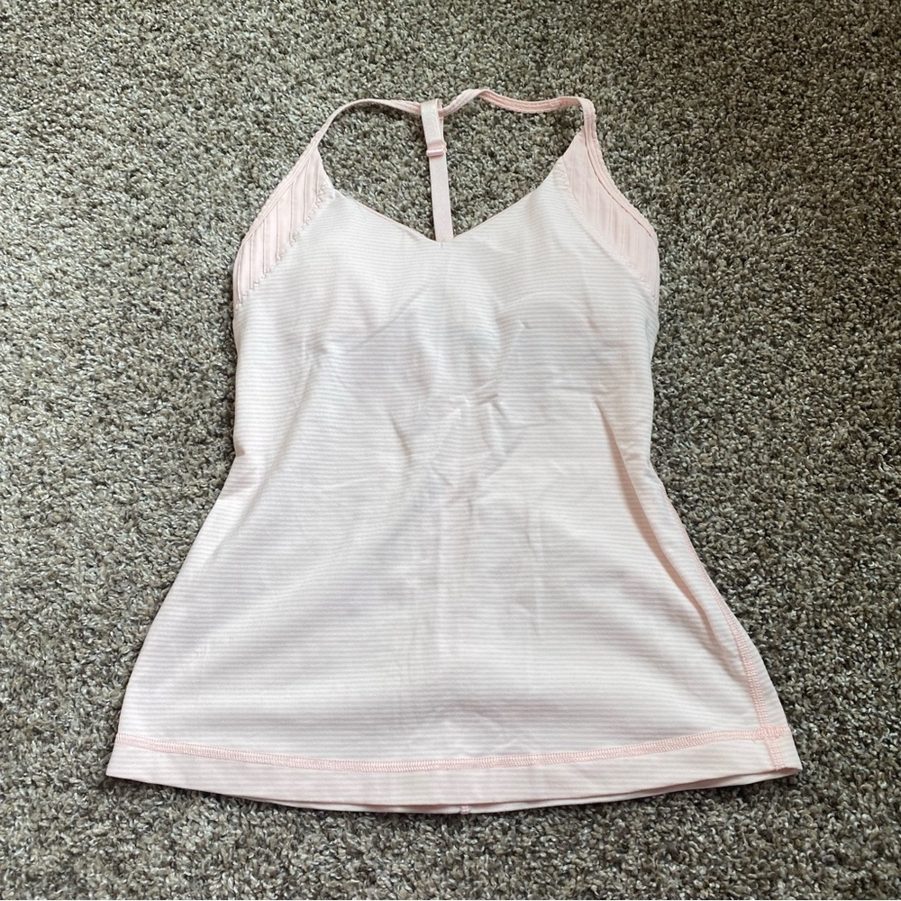 Lululemon Light Pink Aphrodite Tank Top - Picture 2 of 5